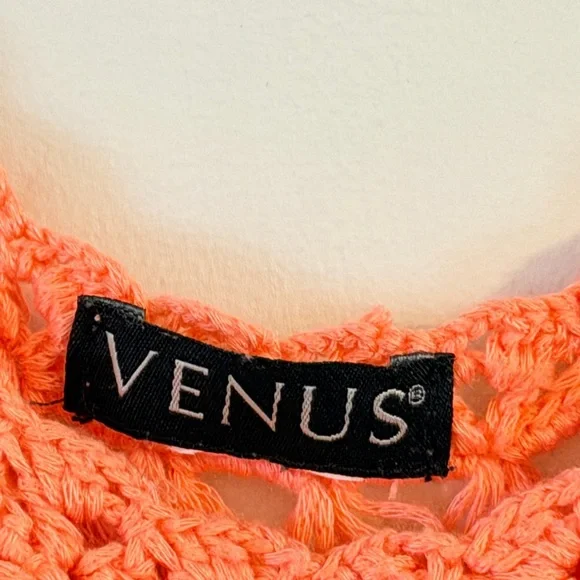VENUS Coral Crochet Knit With Frinched Detailing Size M - Picture 7 of 8